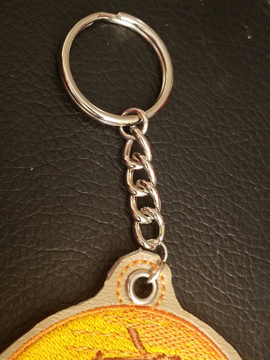 Asian Logo Embroidered Keychain