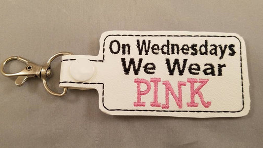 On Wednesday's We Wear Pink Keychain
