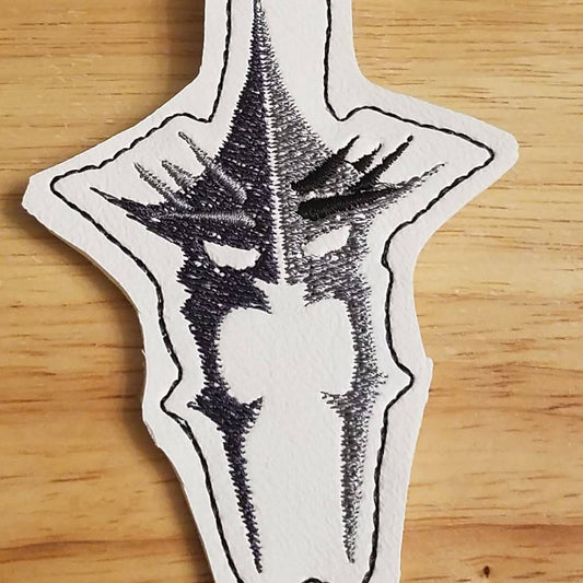 Witch King Embroidered Keychain